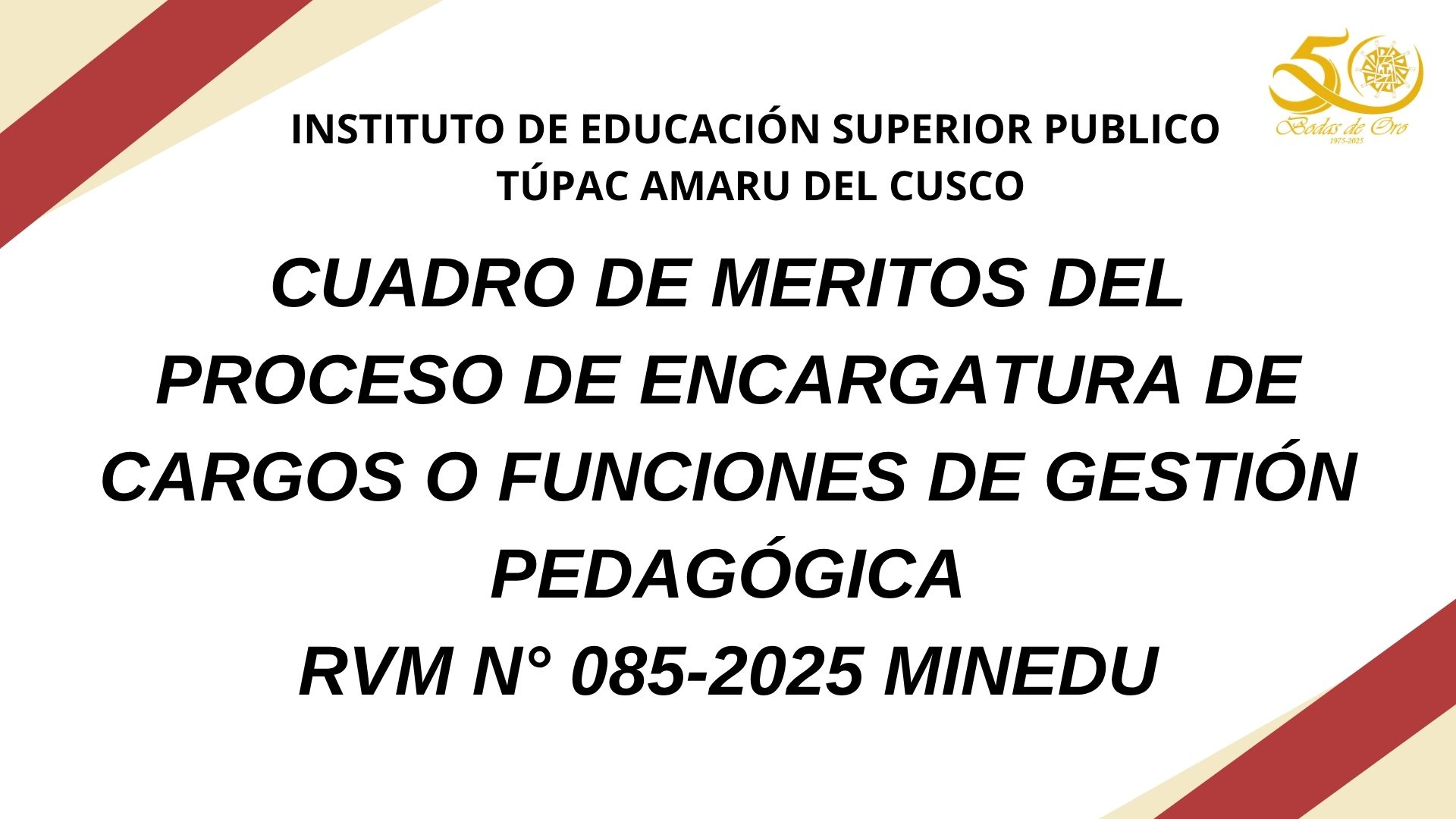 CONVOCATORIA DE GESTORES 2026